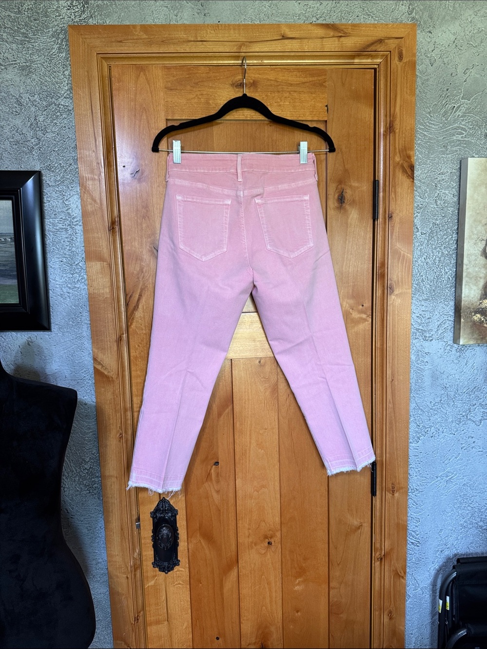 NYDJ Pink Women's High-Rise Straight Capri Jeans - Picture 2 of 3